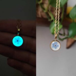 گردنبند شبتاب گل فراموشم نکن